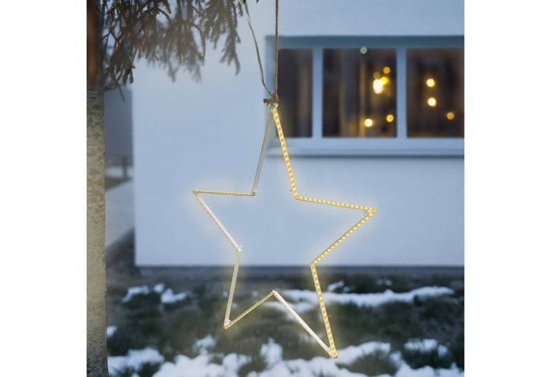 esotec LED-Hängeleuchte Solar Leuchtstern Ø40cm 180LEDs warmweiß Metall Weihnachtsdeko 103414 esotec LED-Hängeleuchte Solar Leuchtstern Ø40cm 180LEDs warmweiß Metall Weihnachtsdeko 103414 von esotec