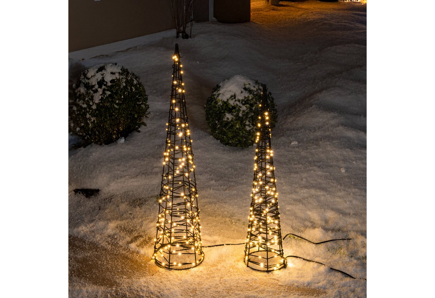 esotec Künstlicher Weihnachtsbaum Solar Weihnachtspyramiden 2er Set esotec Künstlicher Weihnachtsbaum Solar Weihnachtspyramiden 2er Set von esotec