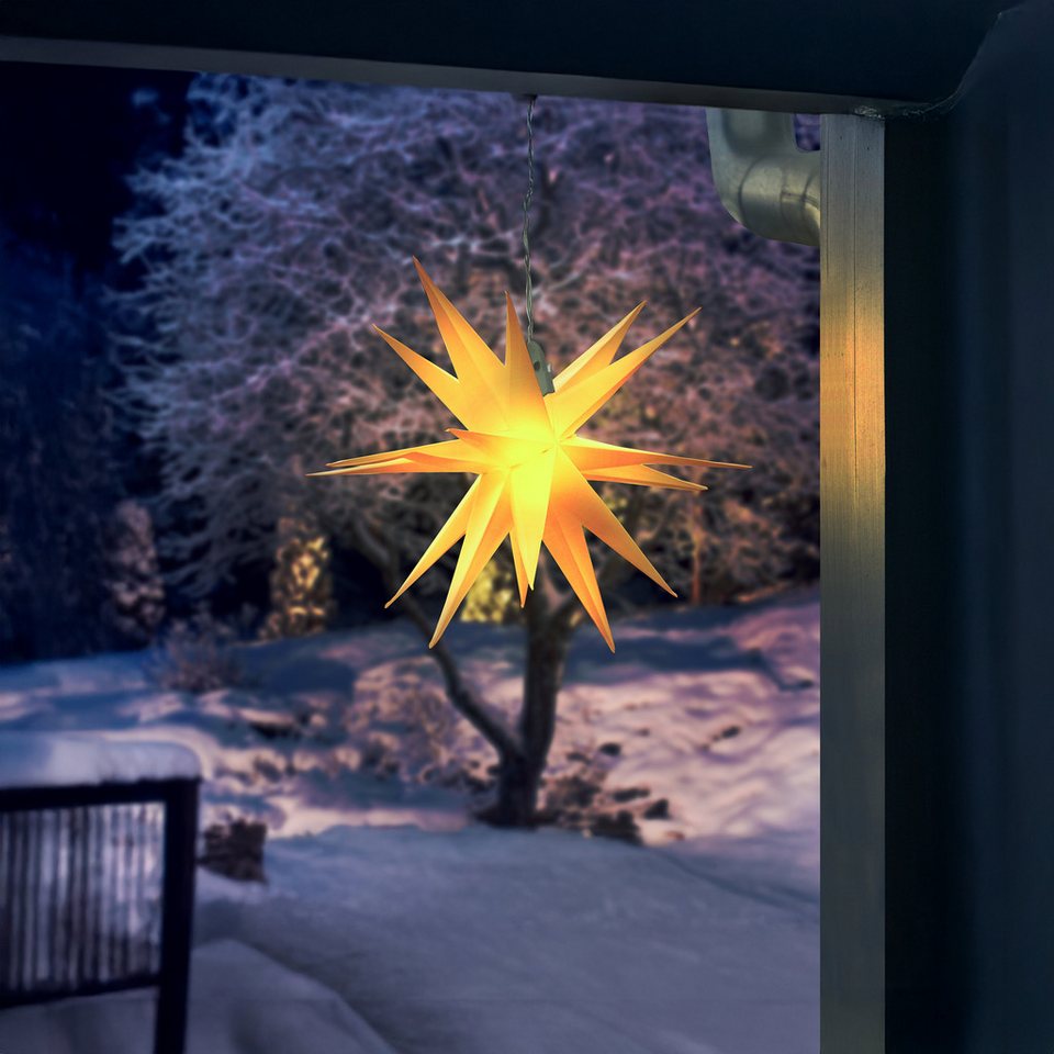 esotec Künstlicher Weihnachtsbaum Weihnachtsstern Ø35cm, 2 Leuchtfarben, 4000K, Akku winterfest 102573 esotec Künstlicher Weihnachtsbaum Weihnachtsstern Ø35cm, 2 Leuchtfarben, 4000K, Akku winterfest 102573 von esotec