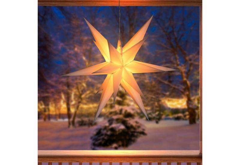 esotec LED Solarleuchte XXL Weihnachtsstern für aussen, Ø57cm DUO COLOR 4000K 28000K 103420 von esotec