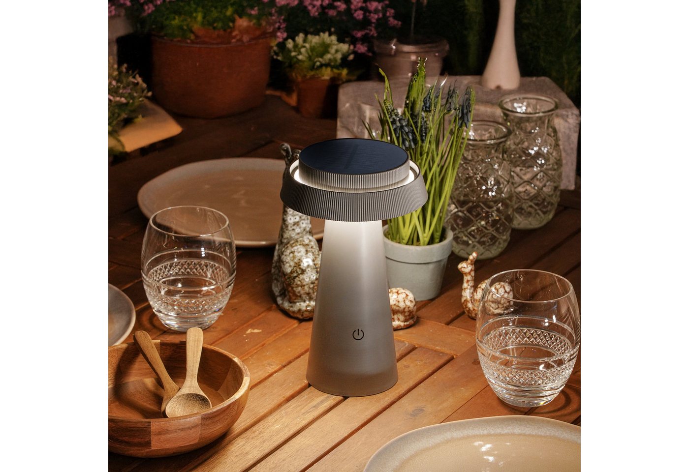 esotec LED Außen-Tischleuchte Solar Tisch- und Campingleuchte „Sissi 23“ CCT esotec LED Außen-Tischleuchte Solar Tisch- und Campingleuchte „Sissi 23“ CCT von esotec