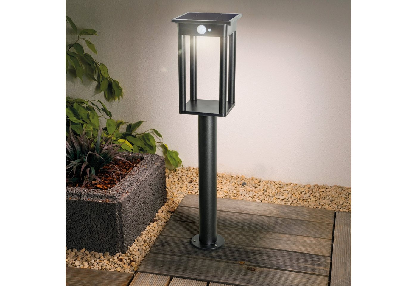 esotec LED Gartenleuchte *Solar PIR Standleuchte "Termoli 66" esotec LED Gartenleuchte *Solar PIR Standleuchte "Termoli 66" von esotec