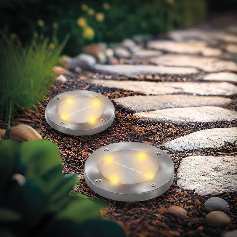 esotec LED Gartenleuchte Solar Bodenleuchten Gehweg Patio 2 er Set esotec LED Gartenleuchte Solar Bodenleuchten Gehweg Patio 2 er Set von esotec