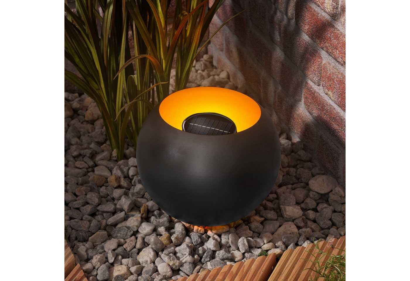 esotec LED Gartenleuchte Solar Feuerschale FIRE POT, 26x21cm, 66 LEDs, 1300-1500K, außen 102365 esotec LED Gartenleuchte Solar Feuerschale FIRE POT, 26x21cm, 66 LEDs, 1300-1500K, außen 102365 von esotec