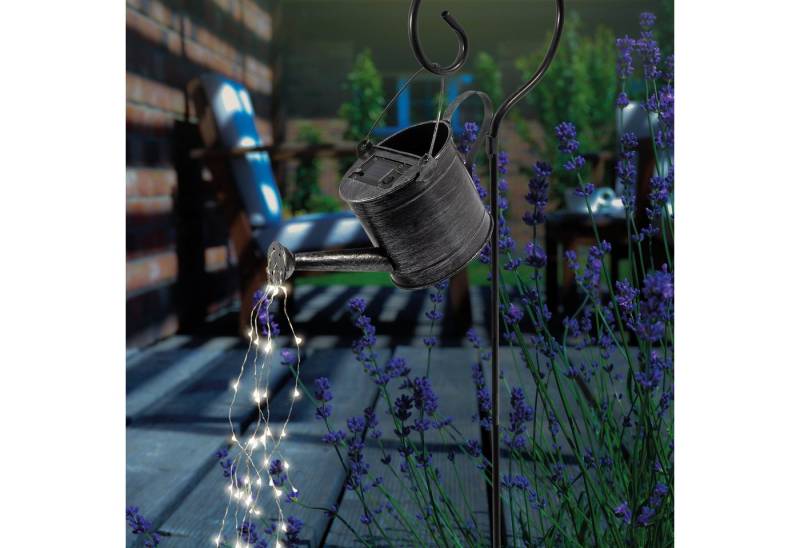 esotec LED Gartenleuchte Solar Steckleuchte Gießkanne + Lichterbündel, H=79cm, METALL 102387 esotec LED Gartenleuchte Solar Steckleuchte Gießkanne + Lichterbündel, H=79cm, METALL 102387 von esotec