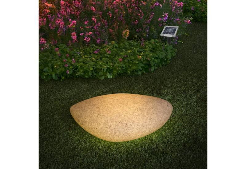 esotec LED Gartenleuchte Solar Leuchtstein mit externem 2 W Solarmodul esotec LED Gartenleuchte Solar Leuchtstein mit externem 2 W Solarmodul von esotec