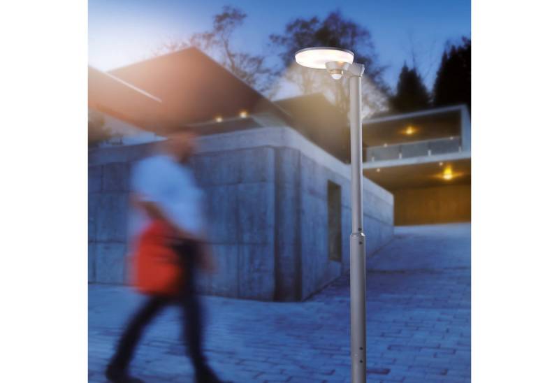 esotec LED Gartenleuchte Solar PIR-Standleuchte "Loreto 200" CCT & AI Modus von esotec