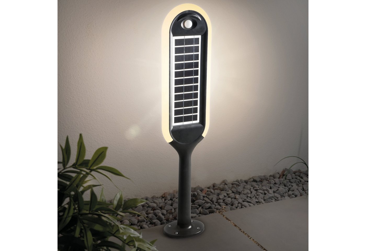 esotec LED Solarleuchte PIR Standleuchte beidseitiges Solarmodul H70cm 98LEDs 3000K 102272 esotec LED Solarleuchte PIR Standleuchte beidseitiges Solarmodul H70cm 98LEDs 3000K 102272 von esotec