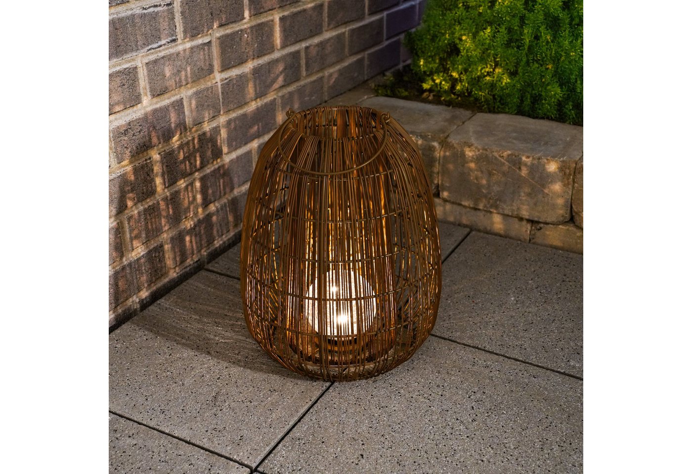 esotec LED Gartenleuchte Solar Rattanleuchte "Isabella 40" esotec LED Gartenleuchte Solar Rattanleuchte "Isabella 40" von esotec