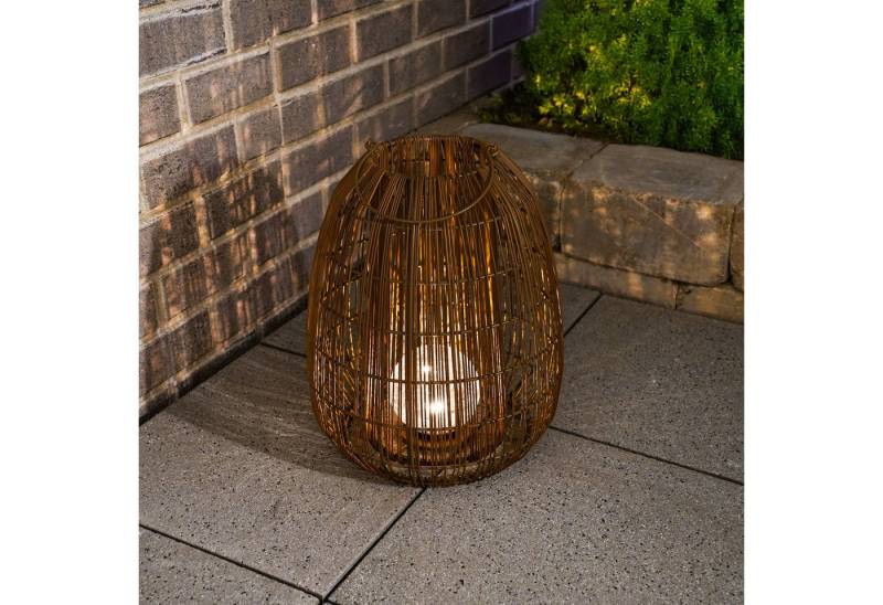 esotec LED Gartenleuchte Solar Rattanleuchte "Isabella 40" von esotec