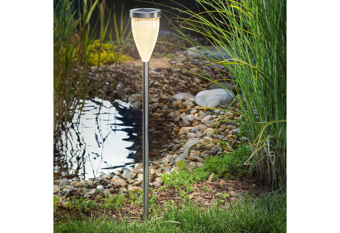 esotec LED Gartenleuchte Solarleuchte Dream Light, H=65cm, DUO COLOR, ww+kw 2800K 6500K, 102605 esotec LED Gartenleuchte Solarleuchte Dream Light, H=65cm, DUO COLOR, ww+kw 2800K 6500K, 102605 von esotec