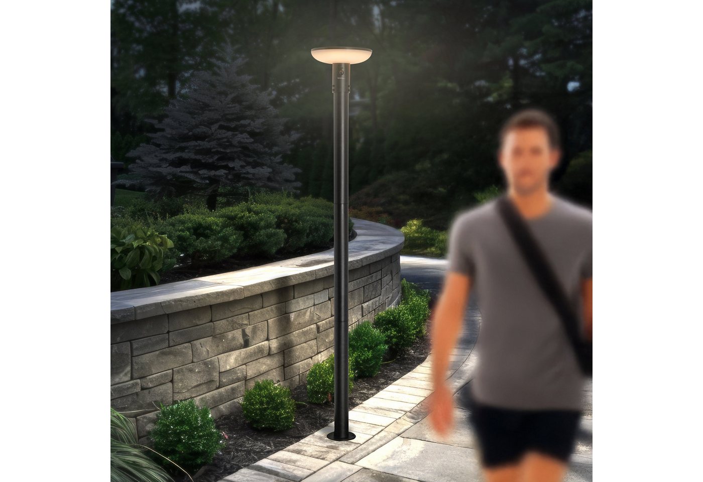 esotec LED Gartenleuchte Solar Standleuchte Linus 200 Max CCT von esotec