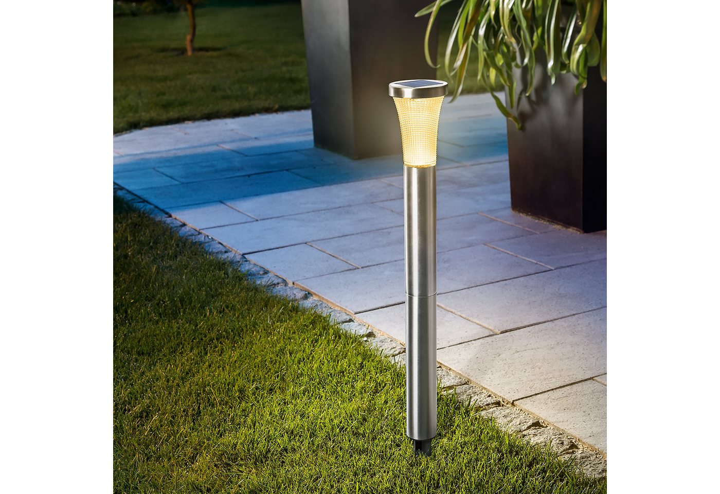 esotec LED Gartenleuchte Solar Standleuchte TowerLight H58cm DUO COLOR kaltweiß warmweiß 102603 esotec LED Gartenleuchte Solar Standleuchte TowerLight H58cm DUO COLOR kaltweiß warmweiß 102603 von esotec
