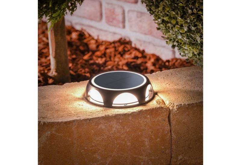 esotec LED Gartenleuchte Wand- und Wege-Solarleuchte IRIS, 3 Lichtstärken, ALU, outdoor, 102937 esotec LED Gartenleuchte Wand- und Wege-Solarleuchte IRIS, 3 Lichtstärken, ALU, outdoor, 102937 von esotec