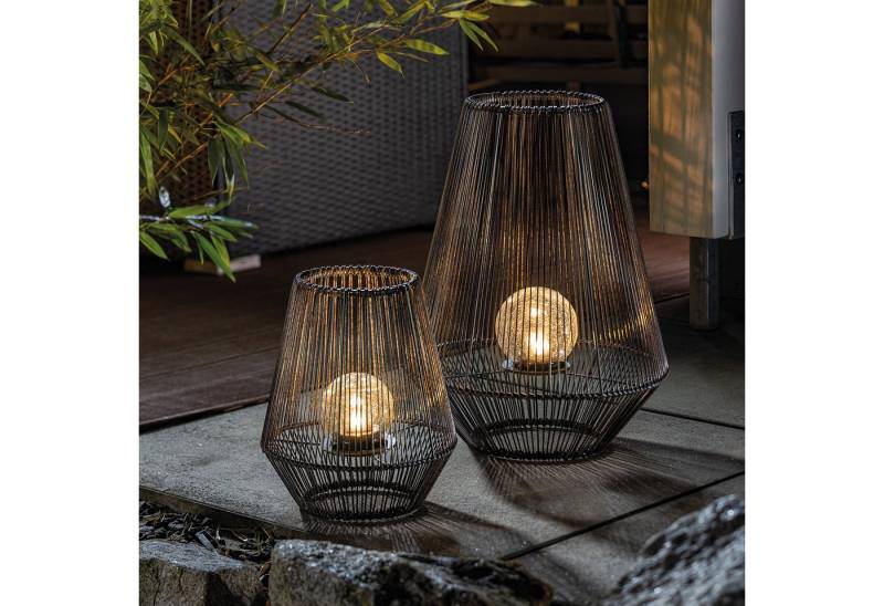 esotec LED Gartenleuchte Solarleuchten 2er-Set "Ilona" esotec LED Gartenleuchte Solarleuchten 2er-Set "Ilona" von esotec
