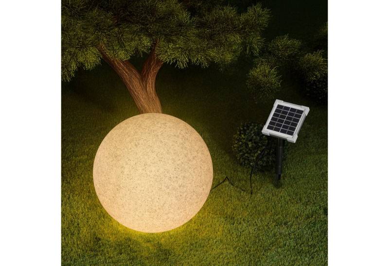 esotec LED Kugelleuchte Solar Stein-Leuchtkugel 40 cm mit externen Solarmodul esotec LED Kugelleuchte Solar Stein-Leuchtkugel 40 cm mit externen Solarmodul von esotec