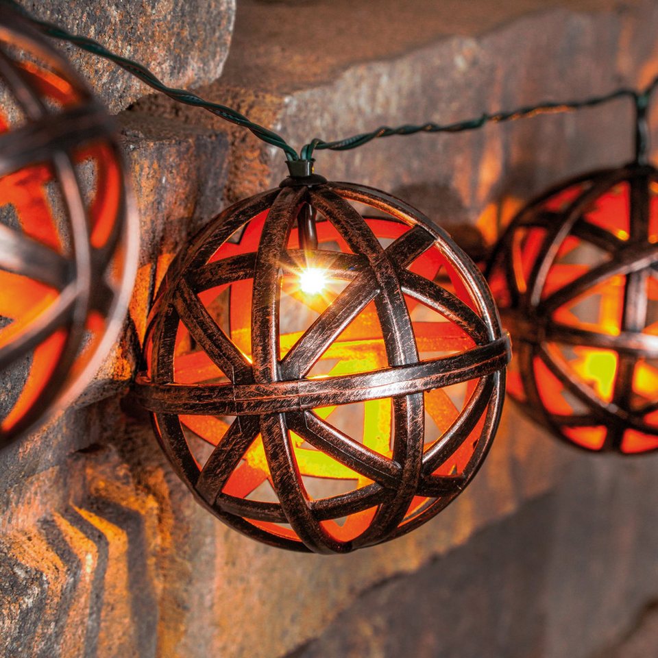 esotec LED-Lichterkette Solarkette Valerie 2m +2m Kabel 2500K altkupfer/kupfergold 103017 esotec LED-Lichterkette Solarkette Valerie 2m +2m Kabel 2500K altkupfer/kupfergold 103017 von esotec