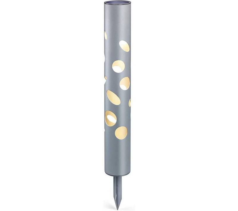 esotec LED Solarleuchte LED Solarleuchte FantasyLight, Aluminium, 70x690mm, warm & kaltweiß von esotec
