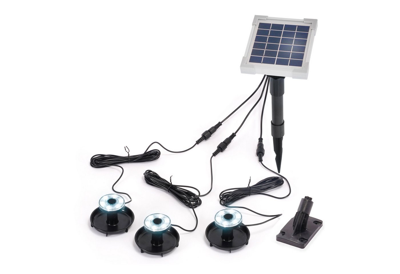 esotec LED Teichleuchte Solarstrahler Multispot Basic mit 3 Spots kaltweiß esotec LED Teichleuchte Solarstrahler Multispot Basic mit 3 Spots kaltweiß von esotec