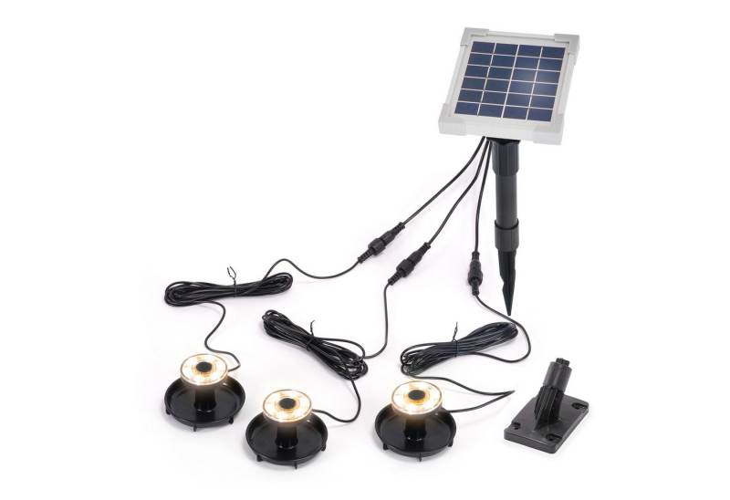 esotec LED Teichleuchte Solarstrahler Multispot Basic mit 3 Spots warmweiß esotec LED Teichleuchte Solarstrahler Multispot Basic mit 3 Spots warmweiß von esotec