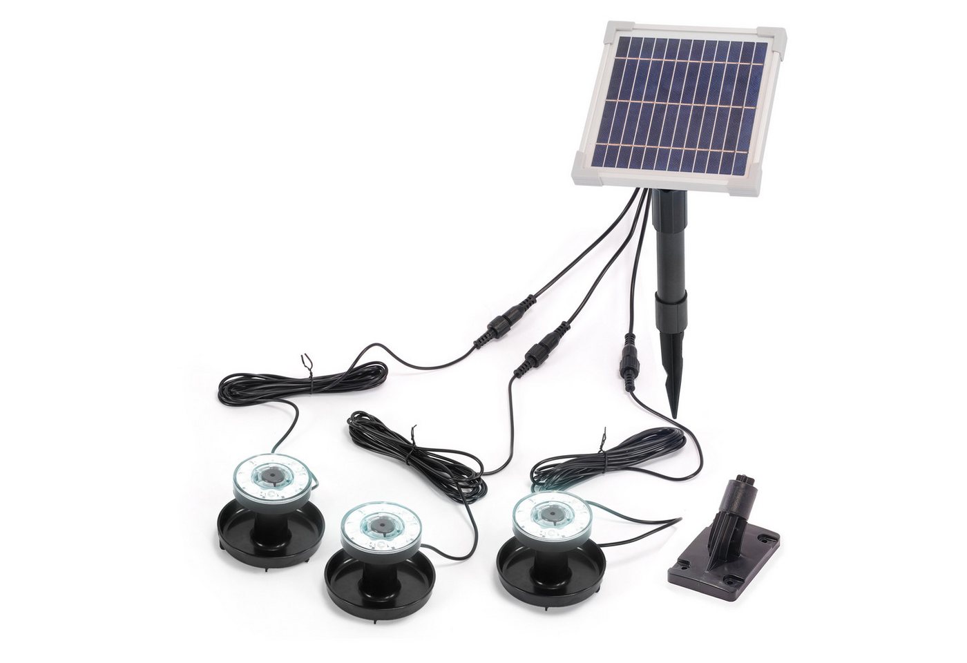 esotec LED Teichleuchte Solarstrahler Multispot Power mit 3 Spots kaltweiß esotec LED Teichleuchte Solarstrahler Multispot Power mit 3 Spots kaltweiß von esotec