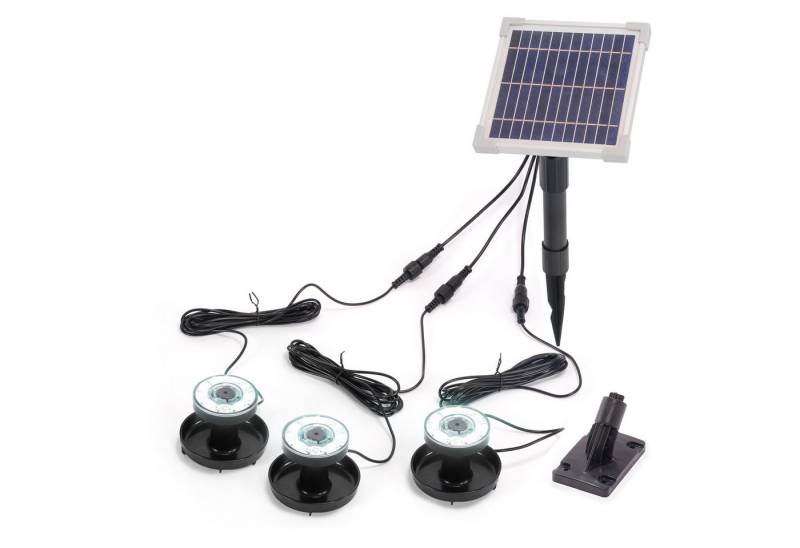 esotec LED Teichleuchte Solarstrahler Multispot Power mit 3 Spots kaltweiß esotec LED Teichleuchte Solarstrahler Multispot Power mit 3 Spots kaltweiß von esotec