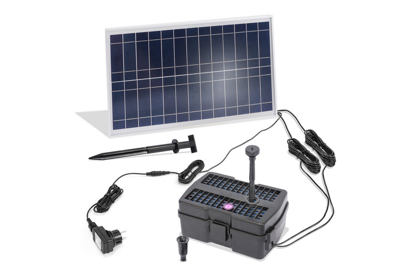 esotec Teichfilter Solar Hybrid Pumpensystem mit UV-Filter esotec Teichfilter Solar Hybrid Pumpensystem mit UV-Filter von esotec