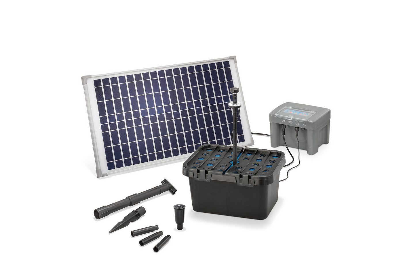 esotec Teichfilter Solar Teichfilterset "Profi 25/650 LED proBatt" esotec Teichfilter Solar Teichfilterset "Profi 25/650 LED proBatt" von esotec