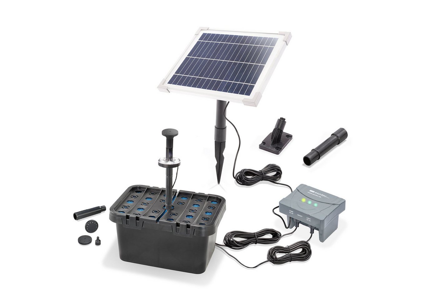 esotec Teichfilter Solar Teichfilterset "Profi 6/230 LED" 4Ah LiFe-Akku esotec Teichfilter Solar Teichfilterset "Profi 6/230 LED" 4Ah LiFe-Akku von esotec