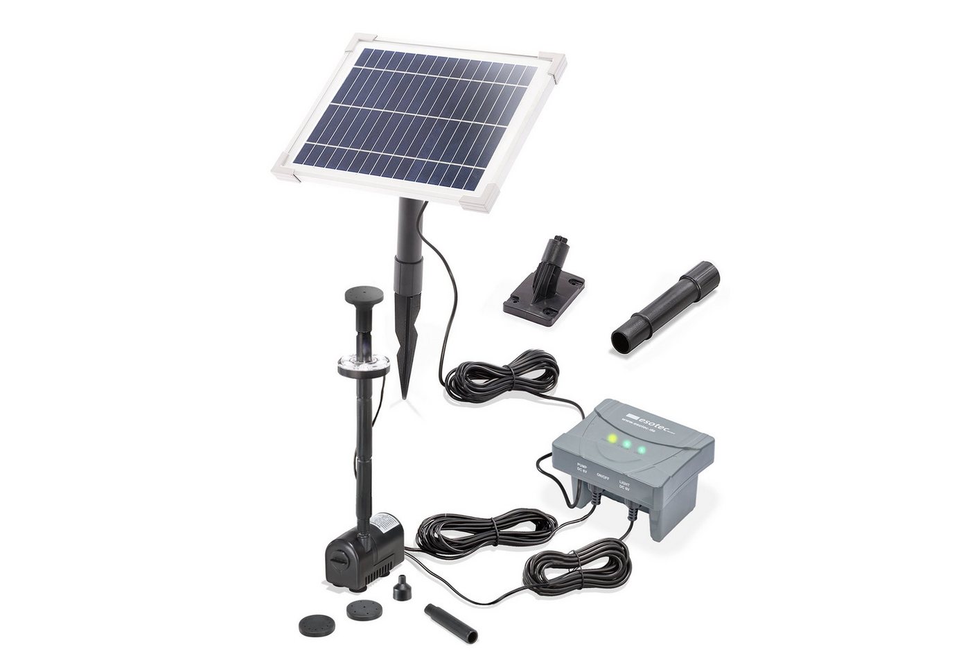 esotec Teichpumpe Solar-Teichpumpenset 6/220 LED mit 6,4V/ 4Ah LiFe-Akku esotec Teichpumpe Solar-Teichpumpenset 6/220 LED mit 6,4V/ 4Ah LiFe-Akku von esotec