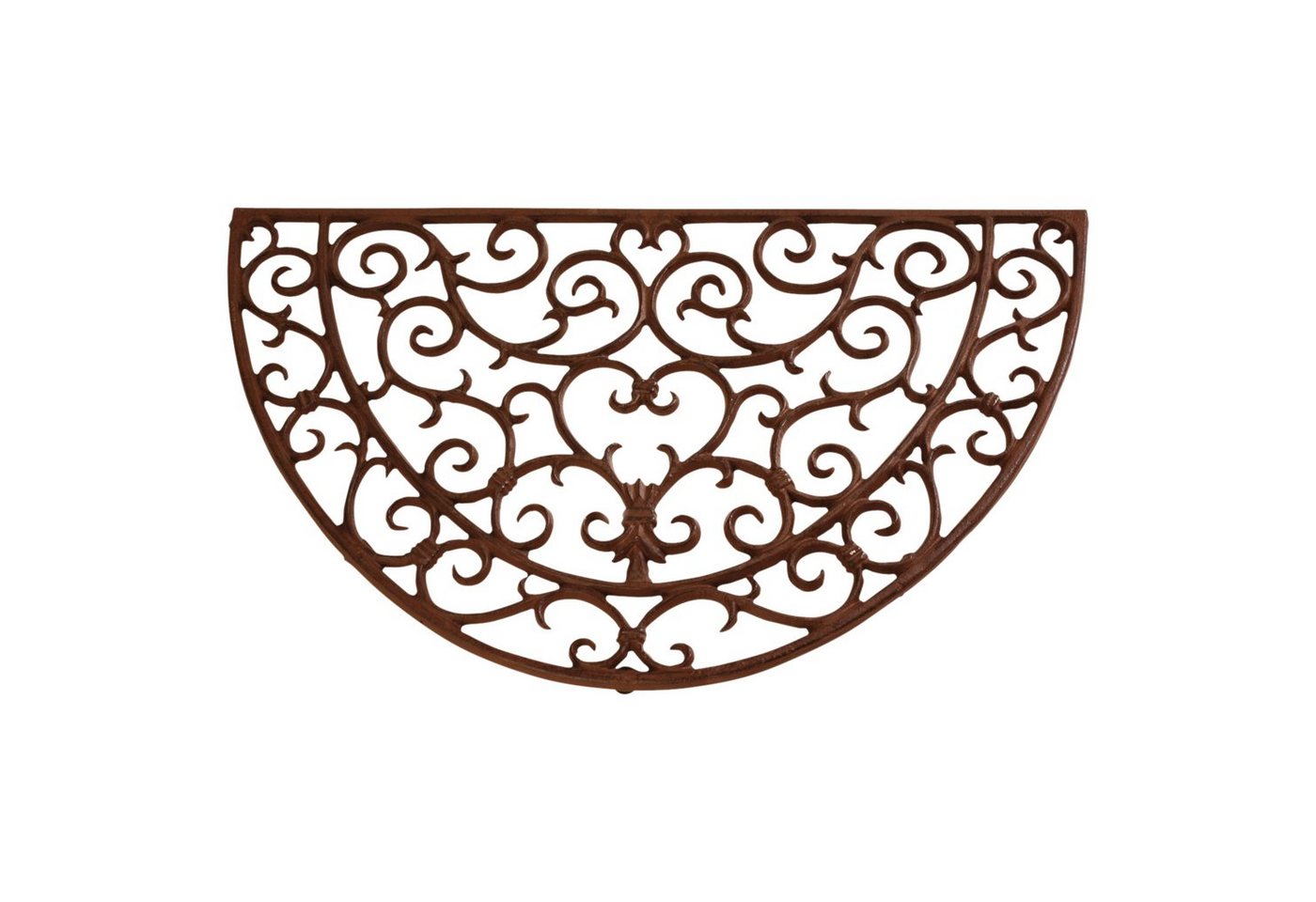 Fußmatte Hochwertige halbrunde Türmatte aus Gusseisen - Robust und dekorativ, esschert design von esschert design