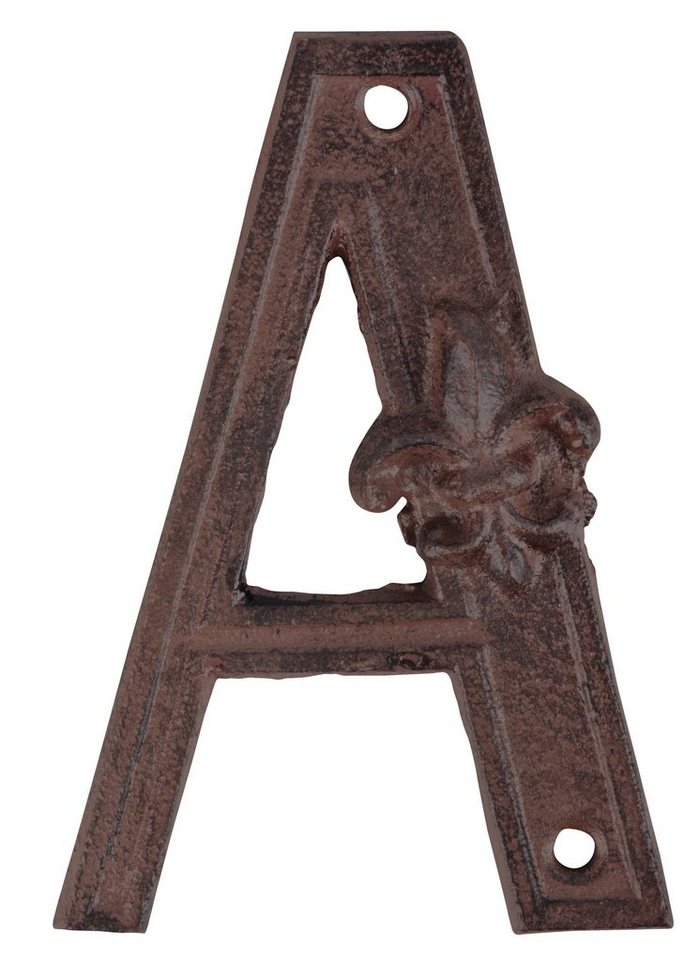 esschert design Briefkasten Gusseiserne Hausnummerzusatz "A" Robust, Rustikal und Zeitlos, braun esschert design Briefkasten Gusseiserne Hausnummerzusatz "A" Robust, Rustikal und Zeitlos, braun von esschert design