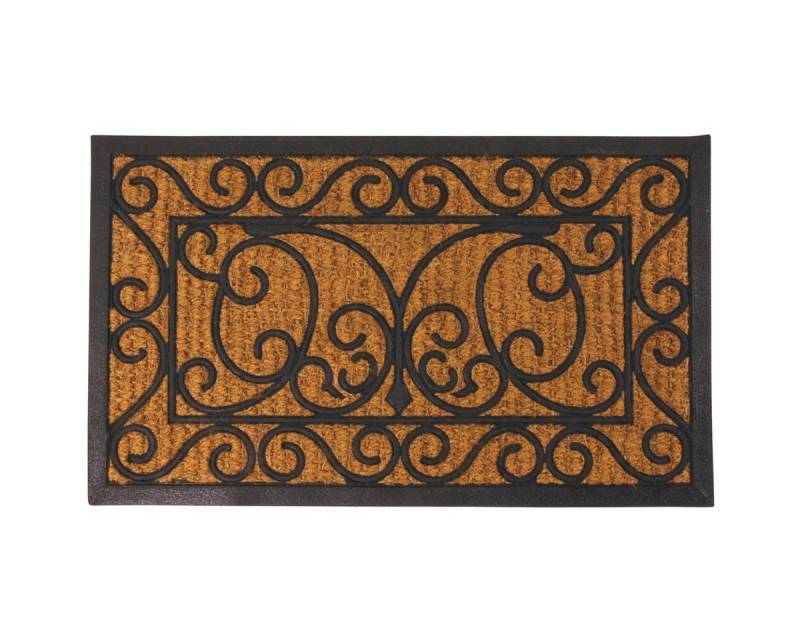 esschert design Fußmatte Braun, Durchmesser 1 cm, Rechteckig, Höhe: 1 mm von esschert design