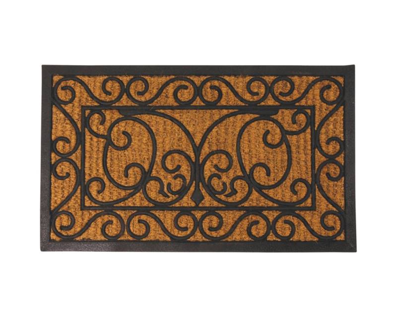 esschert design Fußmatte FS Esschert Design RB08 Kokos/Gummi L fuß-/Türmatte, schwarz/braun von esschert design