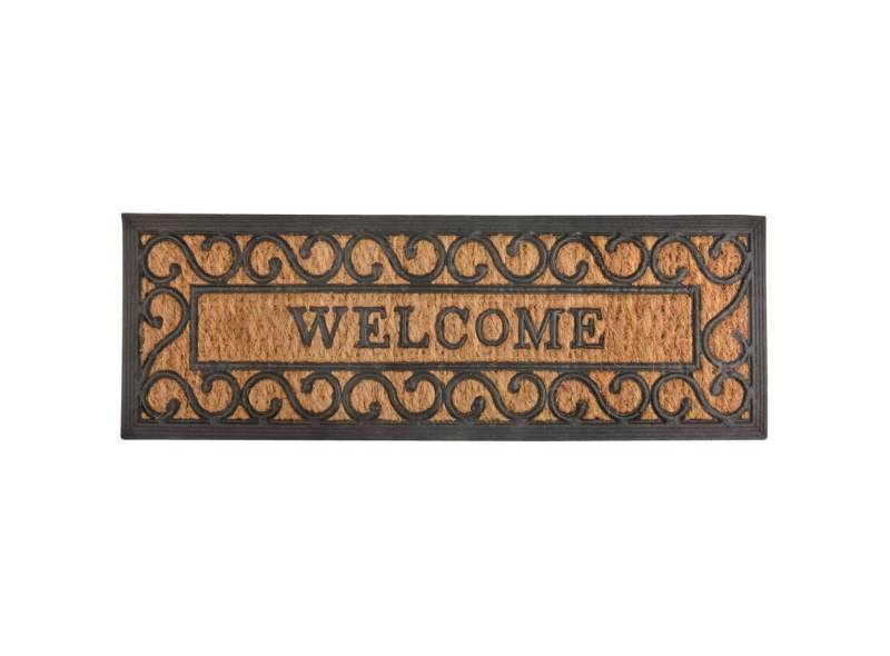 esschert design Fußmatte Naturfarben, Durchmesser 1 cm, Rechteckig, Höhe: 0.9 mm, Farbe: Naturfarben, Motiv: Welcome esschert design Fußmatte Naturfarben, Durchmesser 1 cm, Rechteckig, Höhe: 0.9 mm, Farbe: Naturfarben, Motiv: Welcome von esschert design