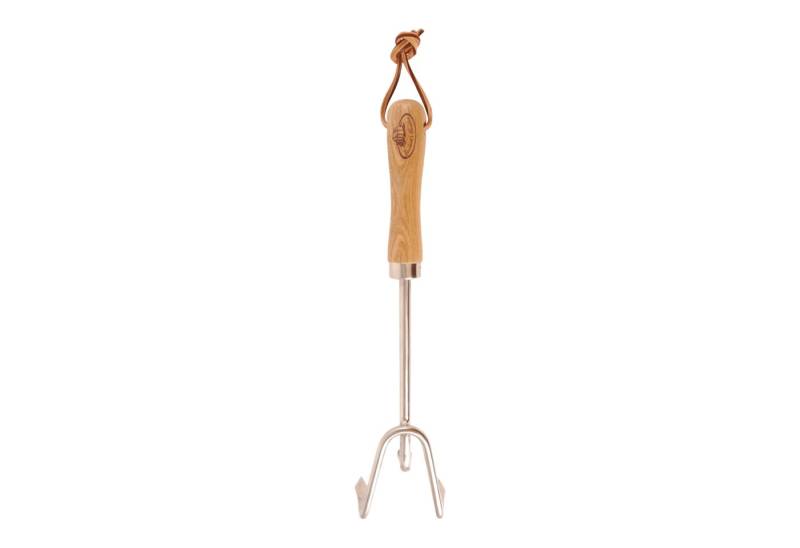 esschert design Gartenpflege-Set Handharke Gartenharke Harke Dreizack Hacke Rechen Eschenholz Edelstahl von esschert design