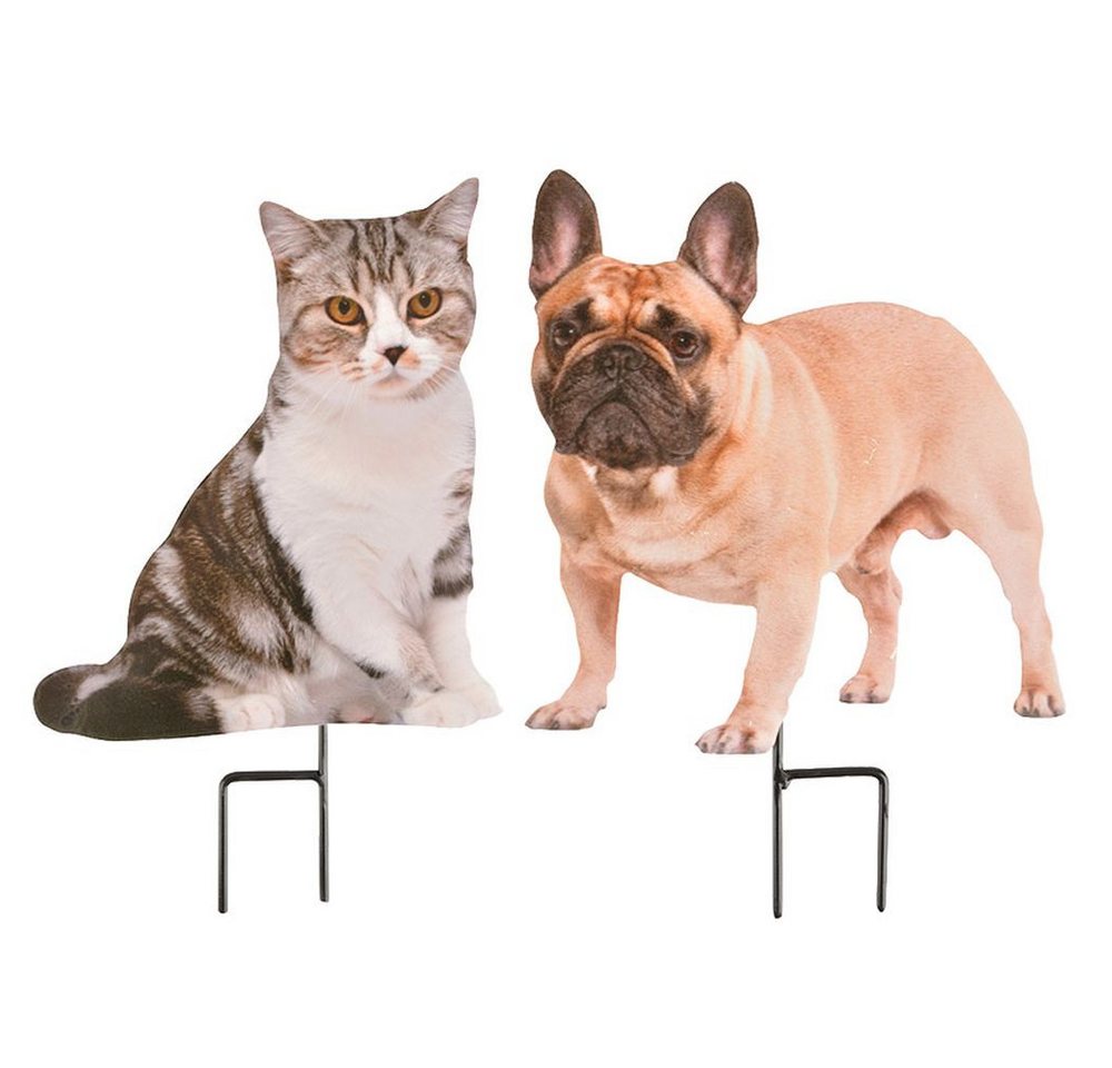 esschert design Gartenstecker Gartenstecker Haustiere sortiert von esschert design