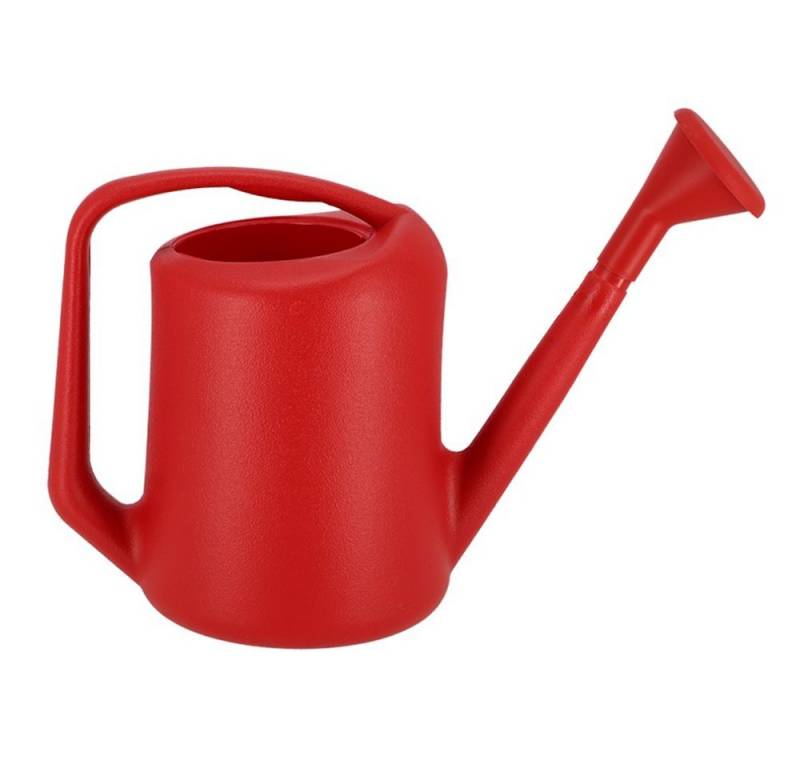 esschert design Gießkanne Gießkanne 5 L ROT Kunststoff incl. Ausgießer Garten Blumen Brause von esschert design