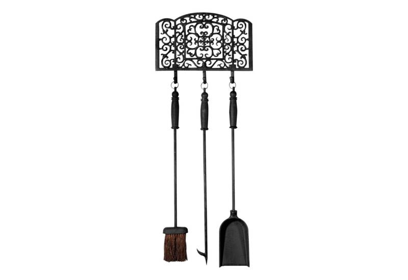 esschert design Grillguthalter Kaminbesteck wandhängend Kaminzubehör Kamin schwarz von esschert design