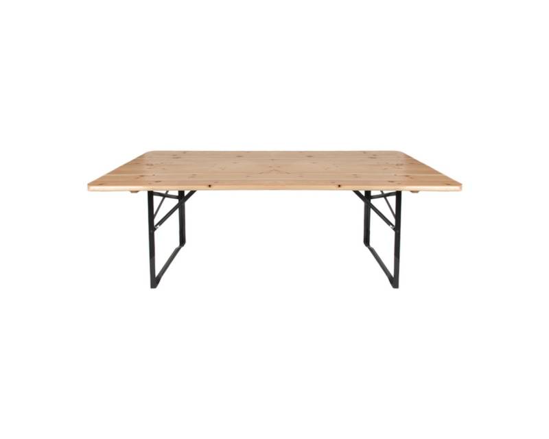 esschert design Kindertisch Esschert Design Kinderbiertisch - Erlenholz & Metall von esschert design
