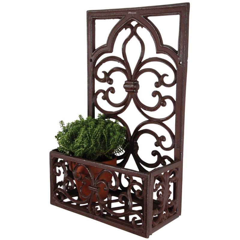 esschert design Übertopf Gussfensterrahmen Beetkasten ECKIG Garten Blumen von esschert design