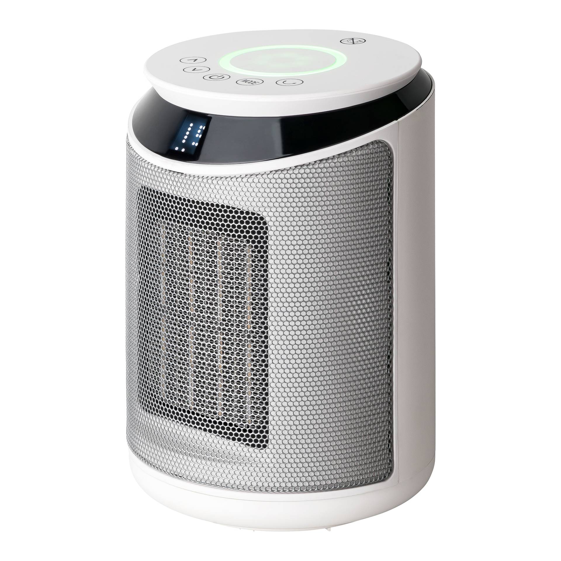 essentials Smart Home Heizlüfter Compact mit Heizelement aus Keramik für eine wohlige Wärmeverteilung – mobiler WLAN Mini-Lüfter mit Bedienung per App (17 x 17 x 25 cm) Neu von essentials