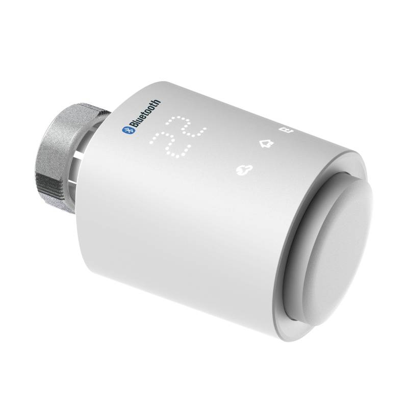 essentials Smart Home Matrix Heizkörperthermostat Bluetooth für eine smarte Temperatursteuerung per App – Heizungsthermostat mit Frostschutzautomatik, Urlaubsmodus & manuellem Betrieb Neu von essentials