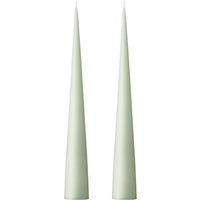 ester & erik - Kegelkerze, 37 cm, No. 03, water mint / matt (2er-Set) von ester & erik A/S