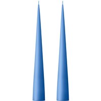 ester & erik - Kegelkerze, 37 cm, No. 37, moon blue / matt (2er-Set) von ester & erik A/S