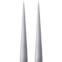 ester & erik - Kegelkerze, 37 cm, No. 71, concrete / matt (2er-Set) von ester & erik A/S