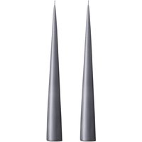 ester & erik - Kegelkerze, 37 cm, No. 74, dark slate / matt (2er-Set) von ester & erik A/S