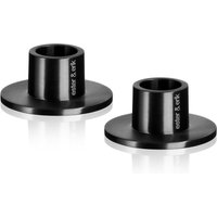 ester & erik - Kerzenhalter für Spitzkerzen, ⌀ 4 cm, schwarz / matt (2er-Set) von ester & erik A/S