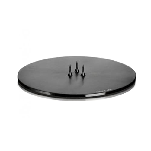 Candle Plate medium, 1 Stück, Black, Matt von ester & erik