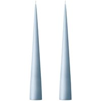 Kegelkerze Set Cone Candles dusty blue 37 cm H von ester & erik